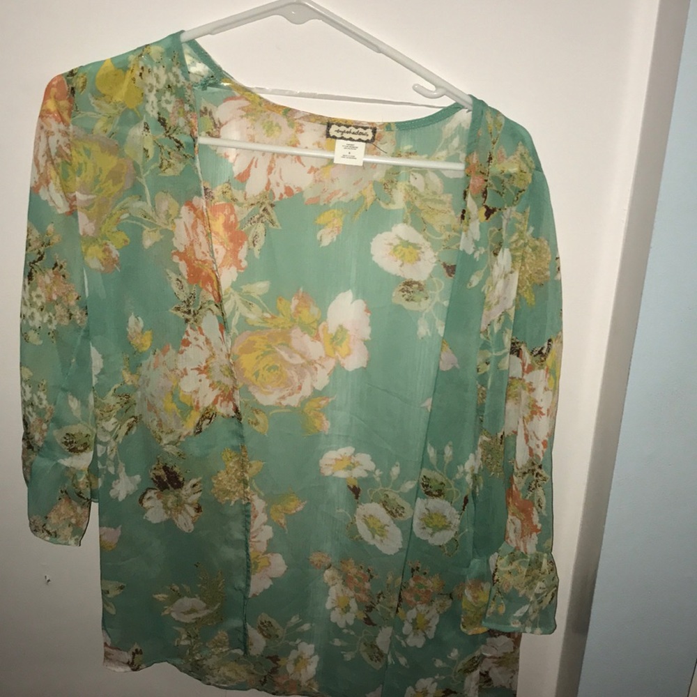 Floral cardigan